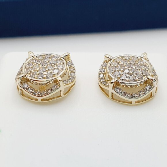 "925 Sterling Silver Plated CZ Earrings, EVBRS446 - Picture 8 of 10